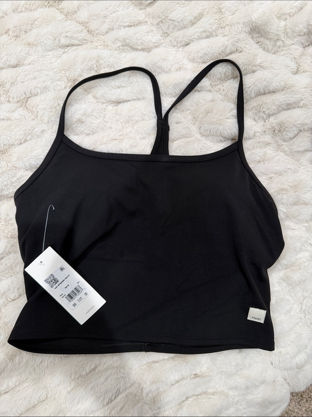 Vuori Black AllTheFeels Support Tank 2.0